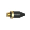 Interstate Pneumatics 1/8 Inch MPT Rubber / Brass Tip for Air Blow Guns, PK 25 BT2-25K